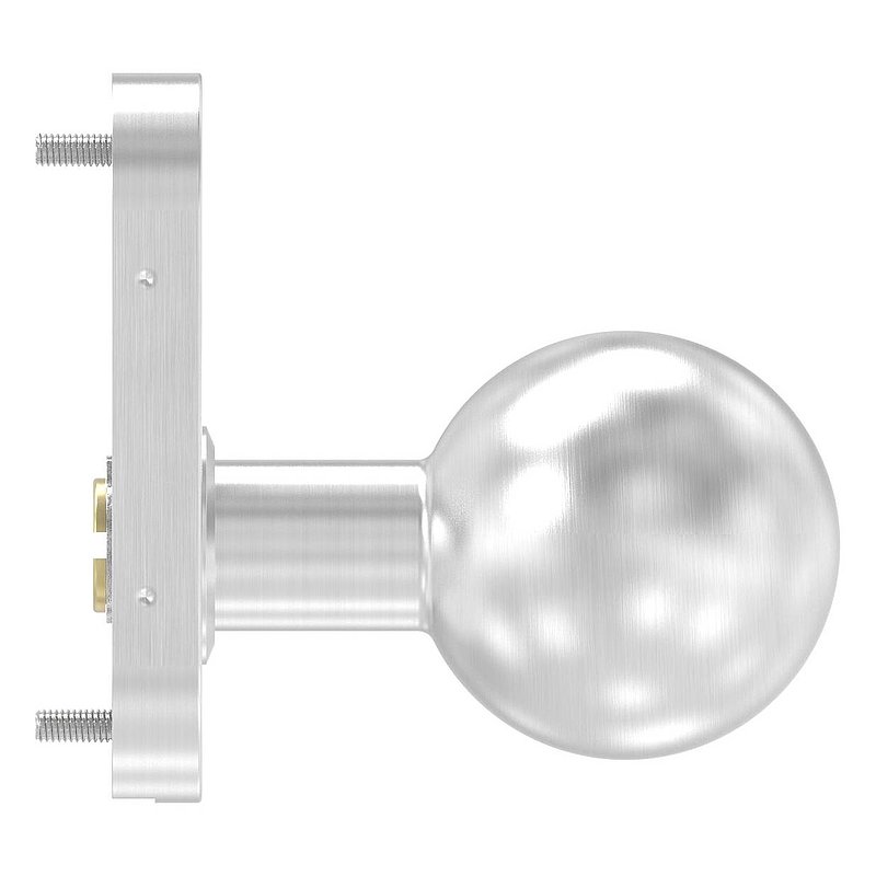 Drückerknopf, Ø 50mm, drehbar, V2A