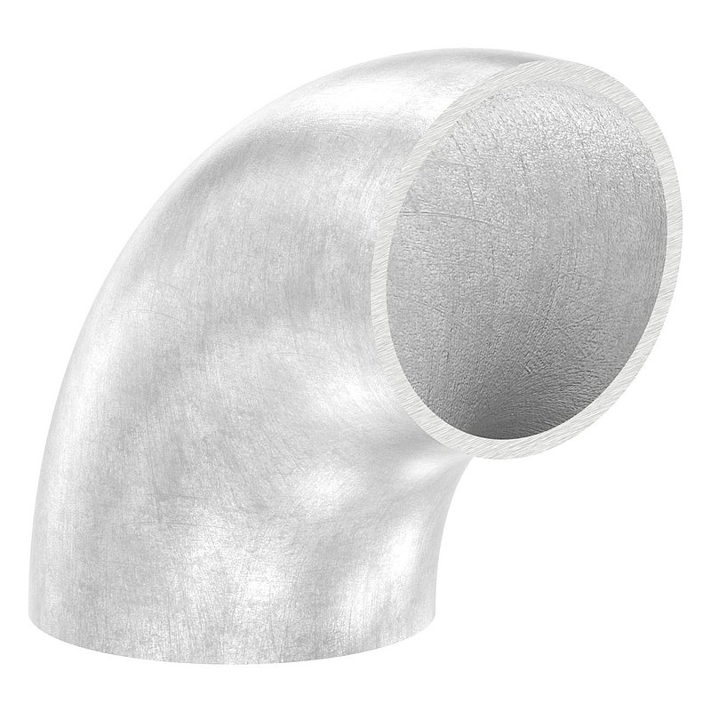 Schweißbogen 90°, 40,0 x 2,0mm, ungeschliffen, V2A