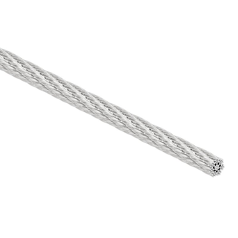 Edelstahlseil Ø 3mm, 7x7, L: 25m, V4A