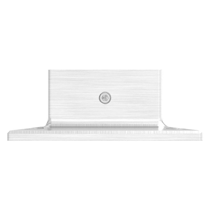 Wall mounting for 40x40mm square groove, AISI304