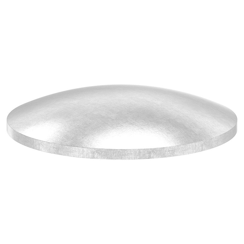 Gewölbte Schale Ø 42,4x2,0mm, H: 7mm, V4A