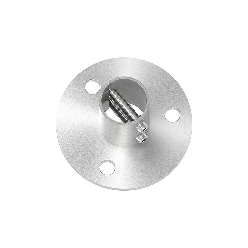 Wall and floor anchor, for tube 42.4x2.5mm, AISI304