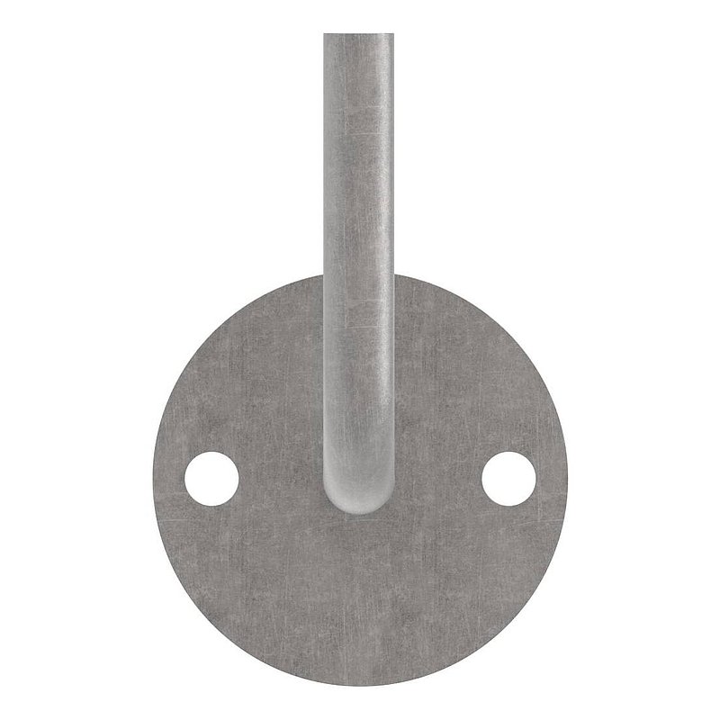 Handlaufträger mit Ronde flach, 70x6mm