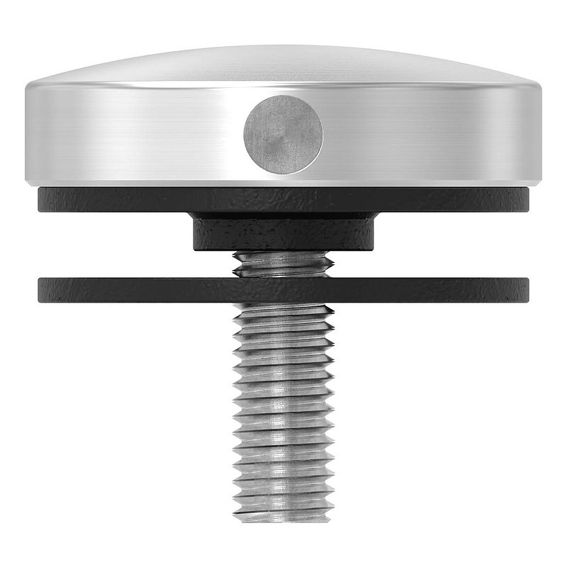 Point de fixation pour verre Ø 40mm, adapté pour les supports Brenk, V2A