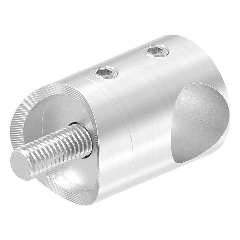 Querstabhalter für 33,7mm Rohr, 14,2mm Bohrung, V2A