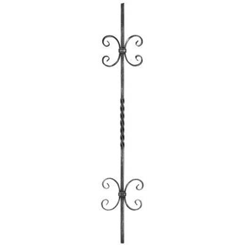 Zierstab 12x12mm, glatt, H: 900mm