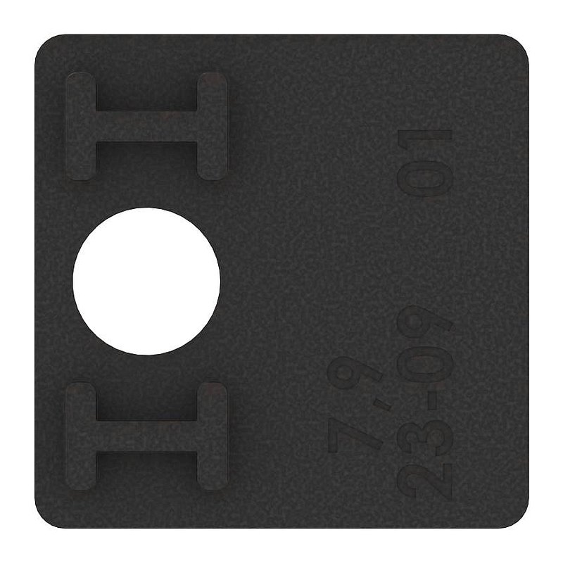 1 Paar Gummi für Mod. 36, für Blech 2,0mm
