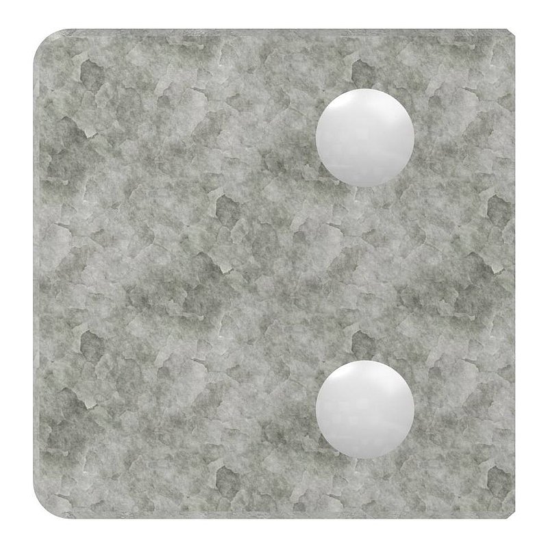 Pince à verre modèle 35, jonction: 48,3mm, zinc brut