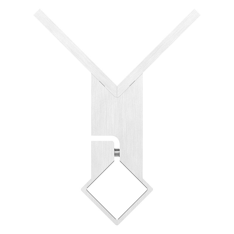 Fixation murale 90° pour coin extérieur 40x40mm, V2A