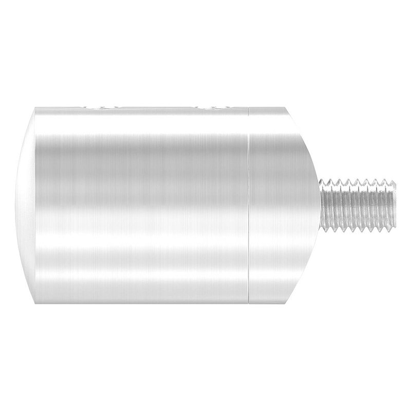 Cross bar holder for 33.7 mm tube, blind hole right 12.2 mm, AISI304
