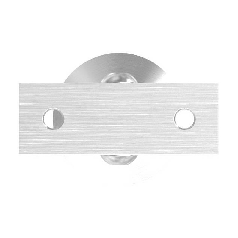 Rohrabschlussstopfen mit Stift für LED Handlauf, V2A