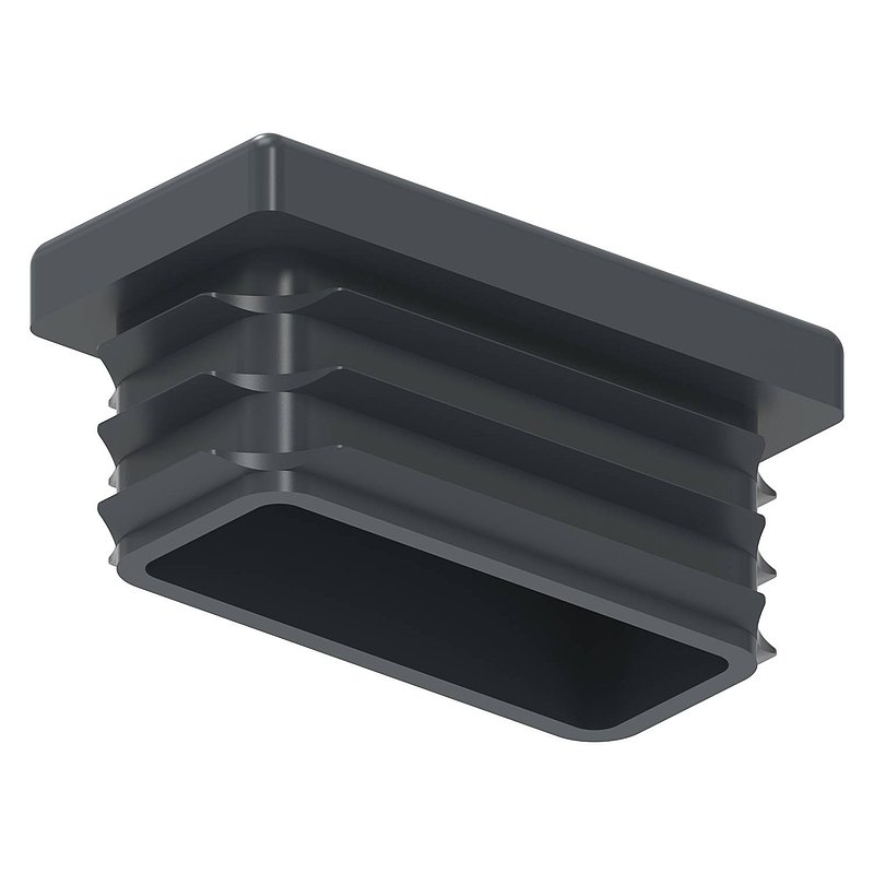 Kunststoffkappe für Rechteckrohr 40x20mm