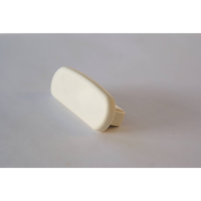 Endkappe für Kunststoffhandlauf für 40x8mm, perlweiß