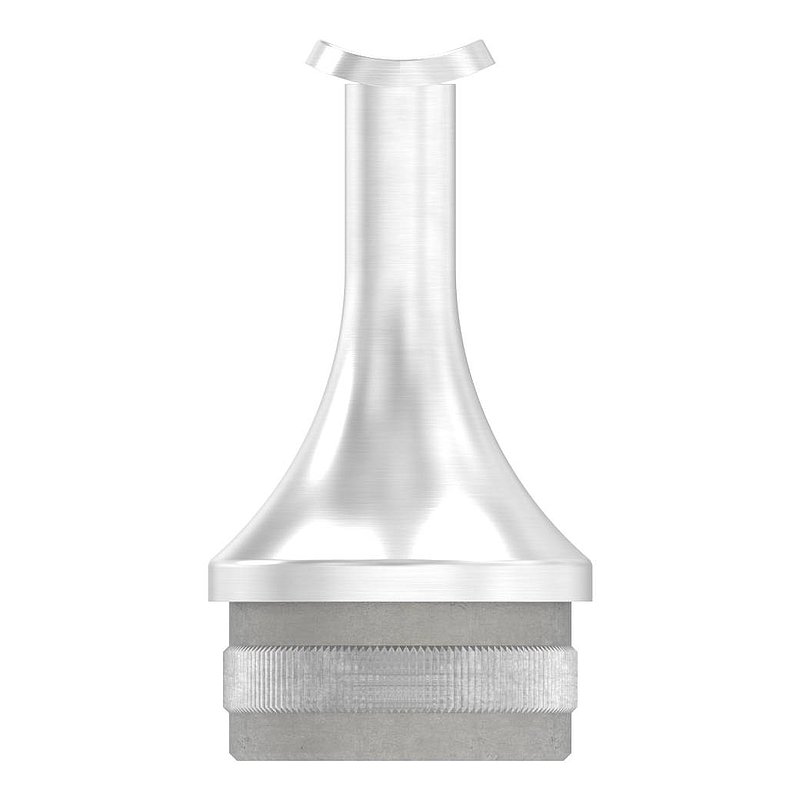 Rohrabschlussstopfen für Rohr 48,3x2,0mm, Handlaufanschlussplatte: 42,4mm, V2A