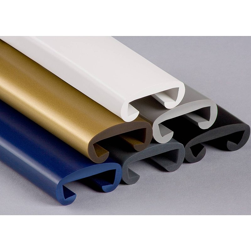 Kunststoffhandlauf für 30x8mm, anthrazitgrau