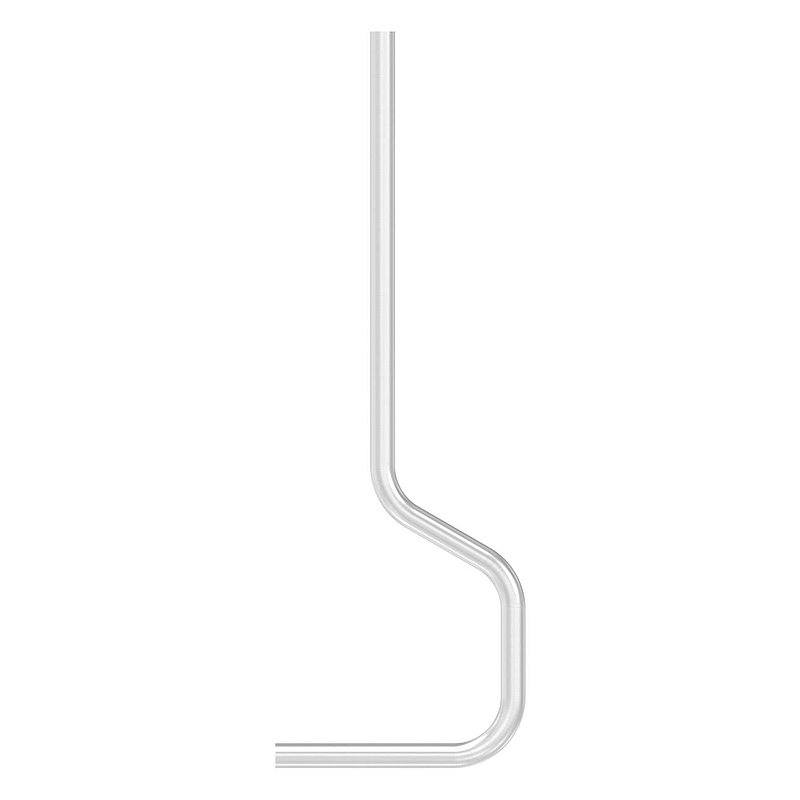 Post bent, made of tube 42.4mmx2.5mm, AISI304