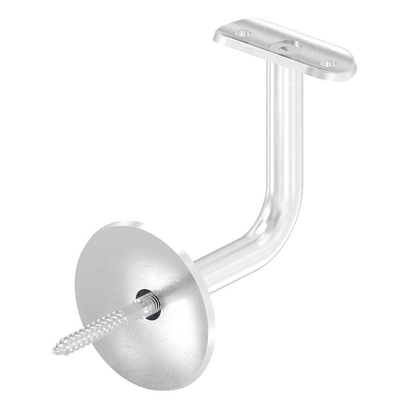 Handlaufhalter mit Handlaufanschlussplatte 42,4mm, V2A