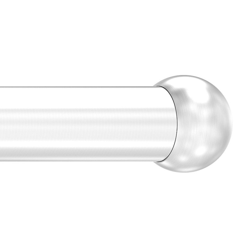 Rohrabschlusskugel hohl für 42,4mm Rohr, mit M8