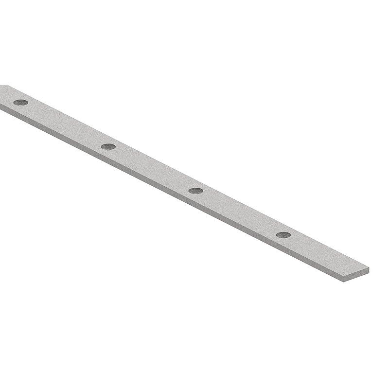 Lochleiste 30x6mm, Lochabstand 120mm, 2000mm