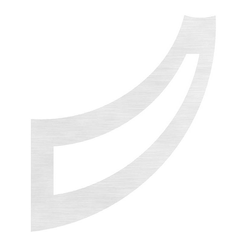 Handlaufschwert, 4mm stark, V2A