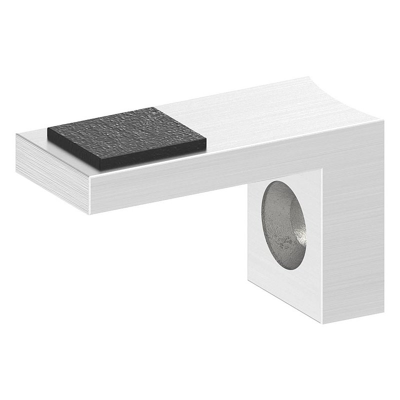 Support inférieur de verre pour jonction 60,3mm, V2A