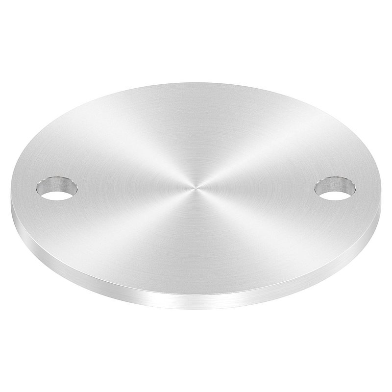 Ankerplatte Ø 120x6mm, mit Rundschliff, V2A