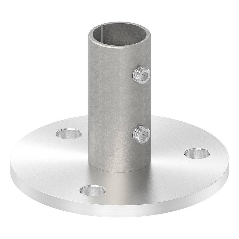 Wall and floor anchor, for tube 33.7x2.5mm, AISI304