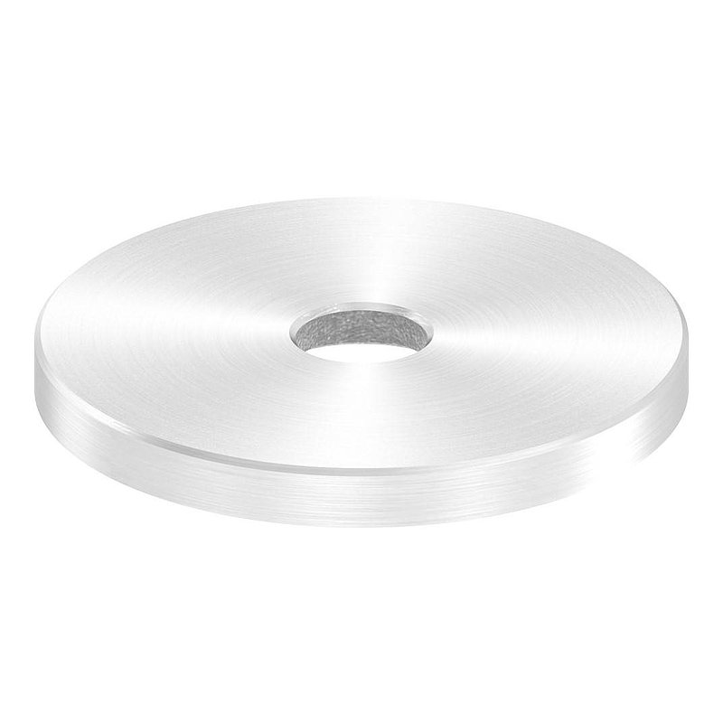 Unterteil Ø 52 mm, mit Durchgangsbohrung , t: 5mm, V2A