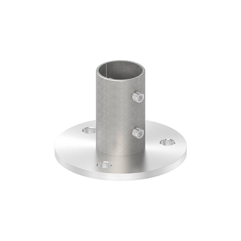 Wall and floor anchor, for tube 42.4x2.5mm, AISI304