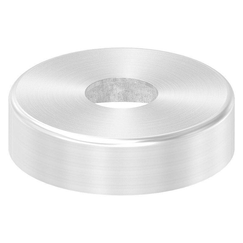 Cover rosette, 45x12mm, bore 14.5mm, AISI304