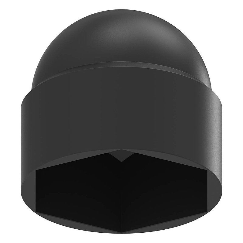 Sechskant-Schutzkappe für M10, schwarz