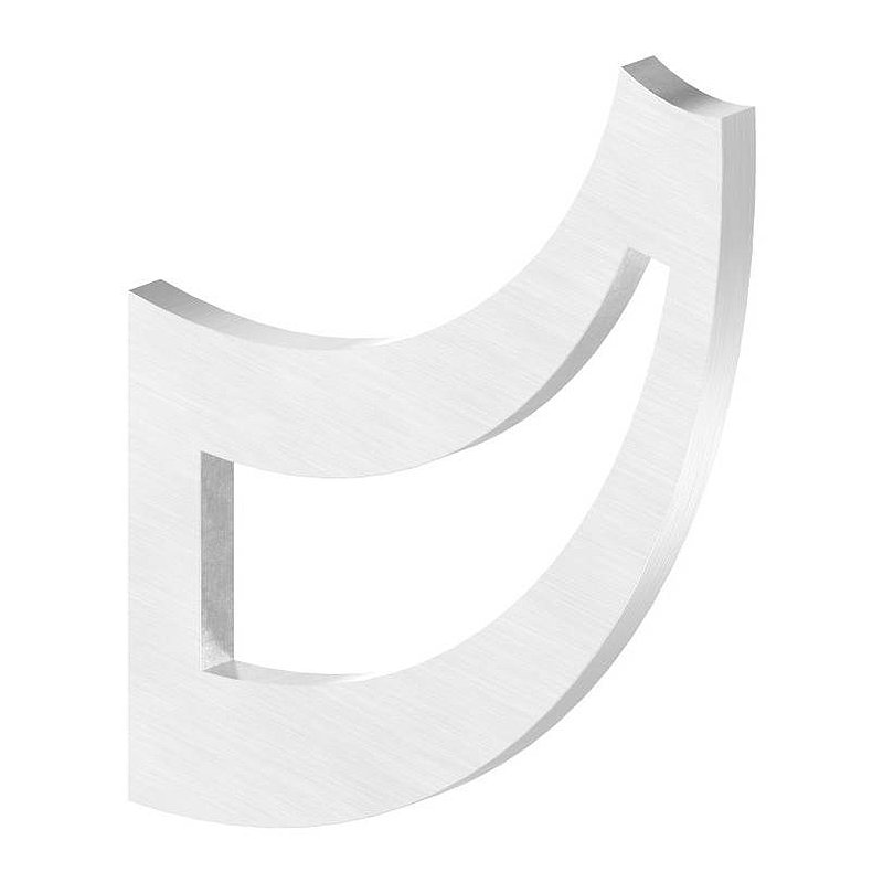 Handrail blade, 4mm thick, AISI304