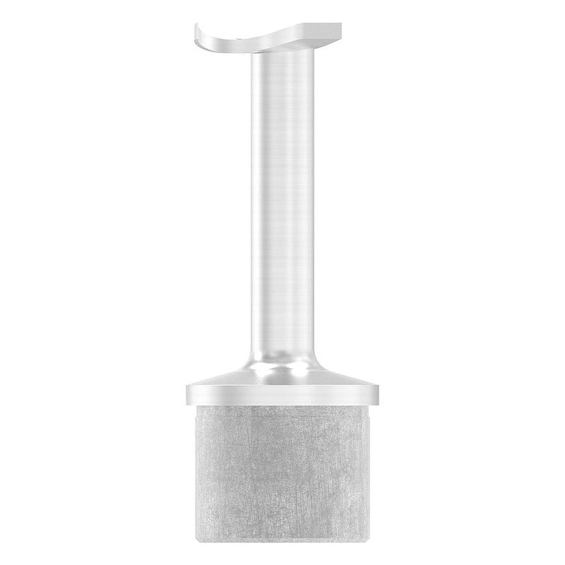 Tube end plug for tube 42.4x2.0mm, handrail connection plate 135°, AISI304