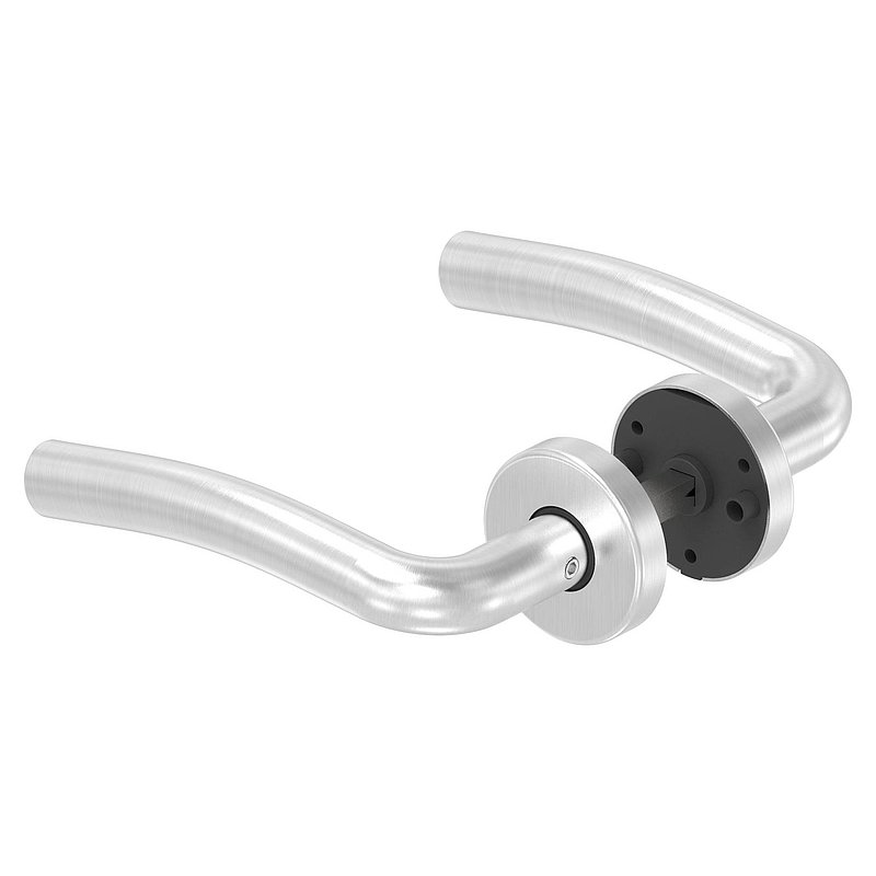 Paire de poignée de porte, pivotante, V2A