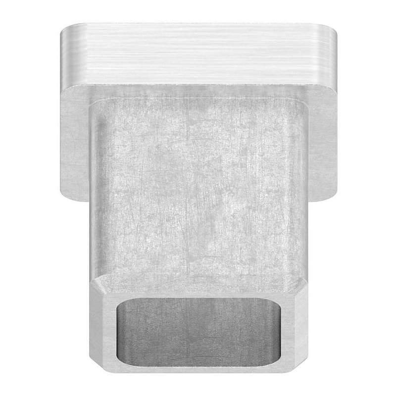 Push-in cap, for tube 20x20x2.0mm, AISI316