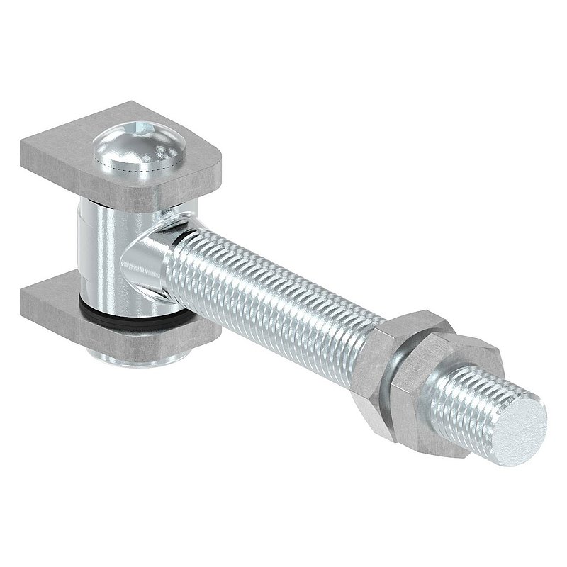 Door hinge M22, galvanised