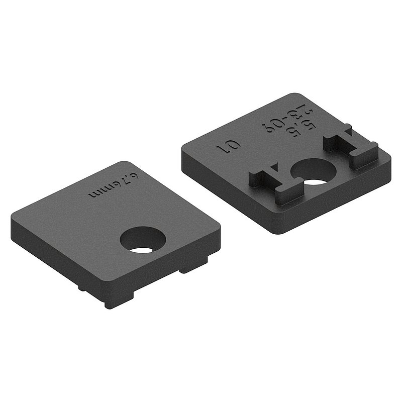 1 Paar Gummi für Mod. 36, für VSG-Glas 6,76mm