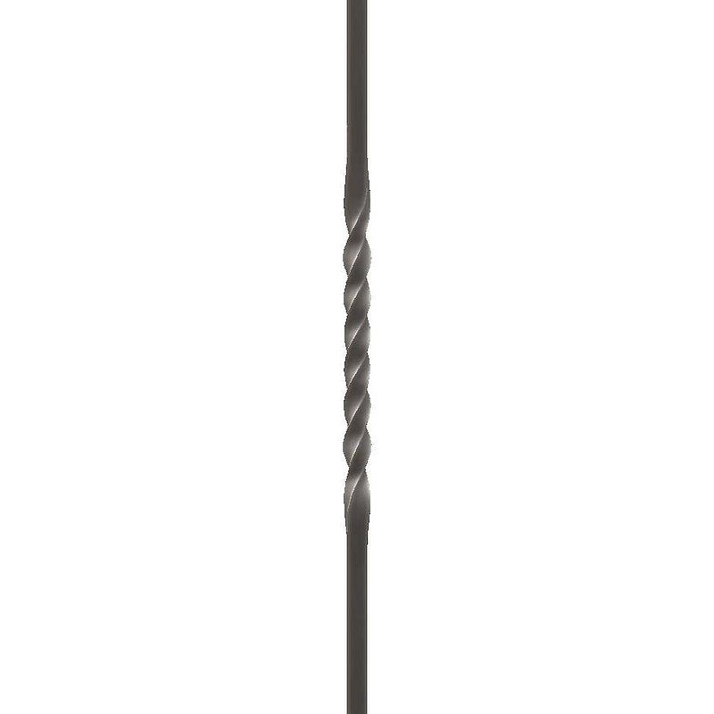 Zwischenstab 12x12mm, glatt, 1x gedreht, H: 1200mm