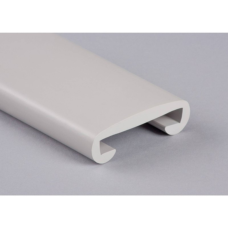 Kunststoffhandlauf für 50x8mm, telegrau