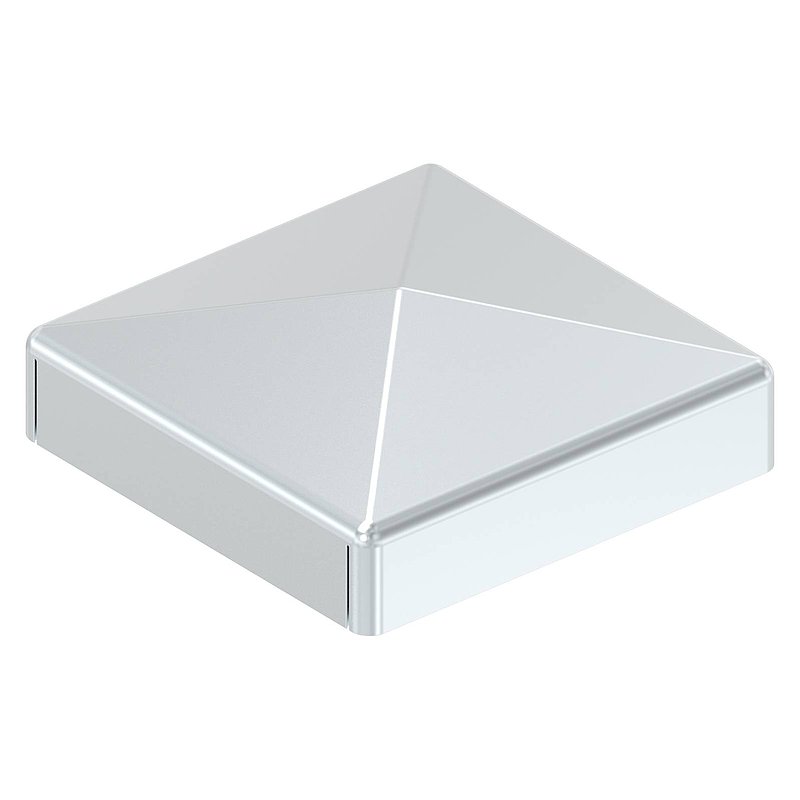 Pfeilerbedecker für Rohr 30x30mm, verzinkt
