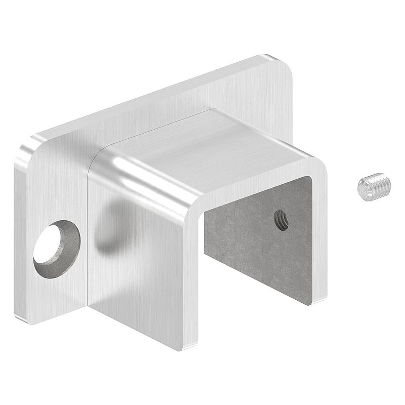 Wandhalterung für Edelstahl-U-Profil 80530-XXX, V2A