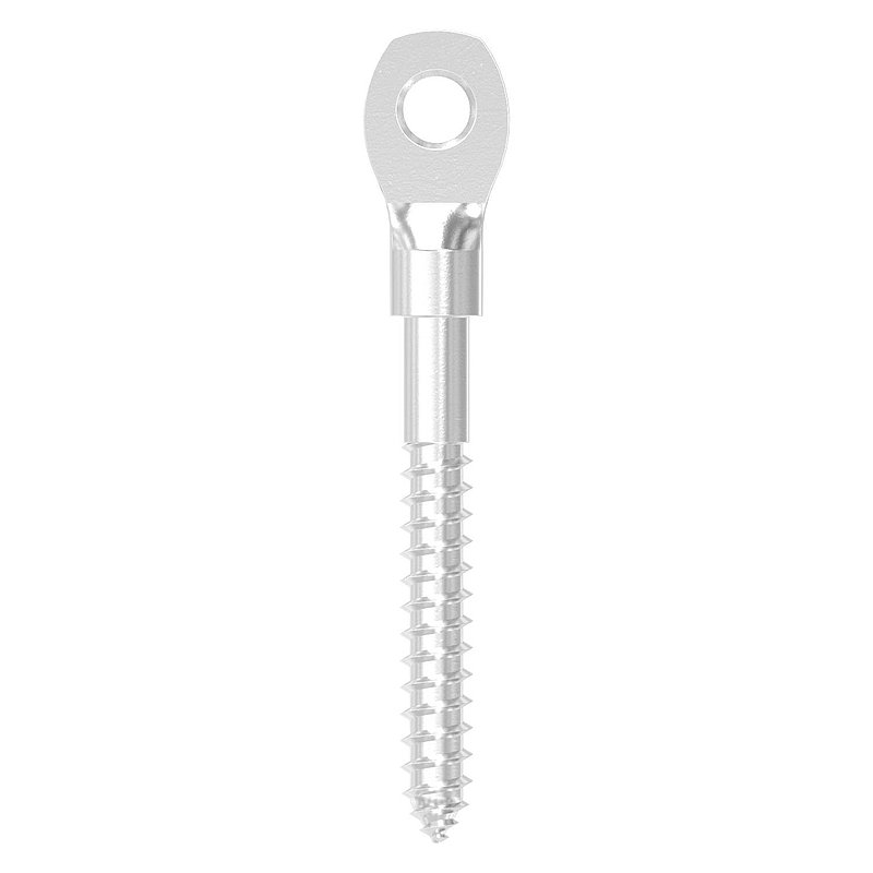 Augenschraube, mit Holzgewinde 5mm, V4A