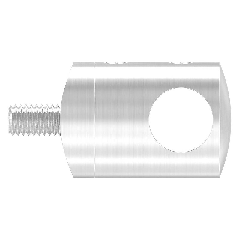 Cross bar holder for 48.3 mm tube, 12.2 mm hole, AISI304