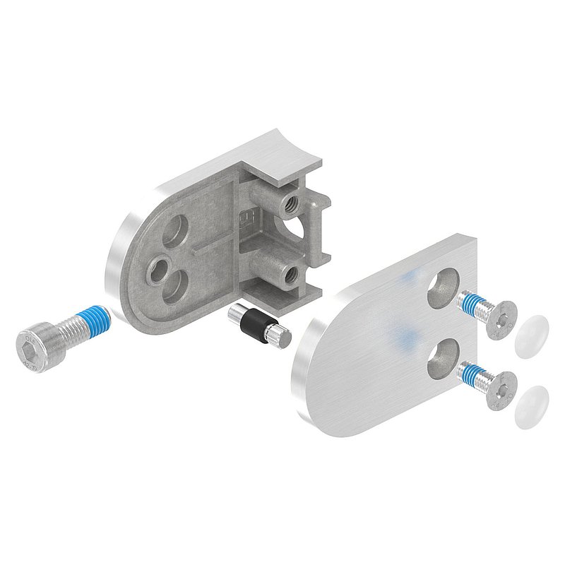 Pince à verre modèle 12, jonction: 60,3mm, V4A