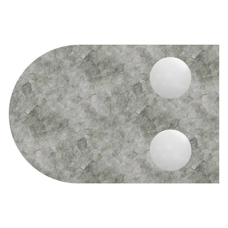 Pince à verre modèle 12, jonction: 42,4mm, zinc brut