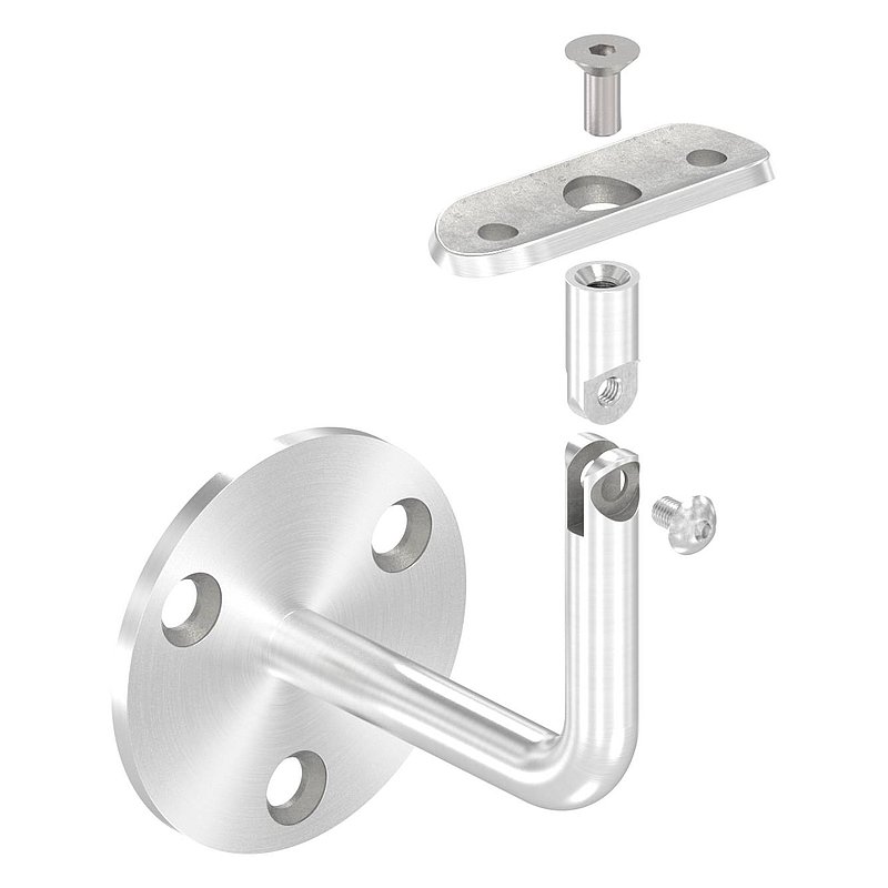 Handlaufhalter mit Halteplatte 42,4mm