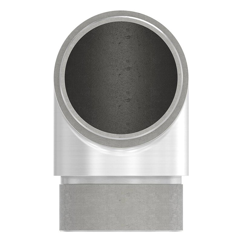 Eckstück 90° kurz, für Rohr 48,3 x 2,0mm, V2A