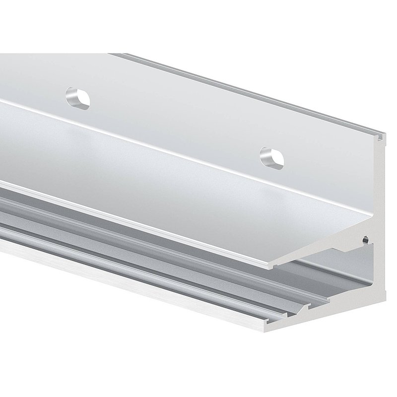 Profilé pour auvent en verre autoportant eleganza canopy, L: 2405mm, E4/EV1