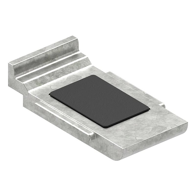 Plaque de sécurisation pour modèle 39 , zinc brut