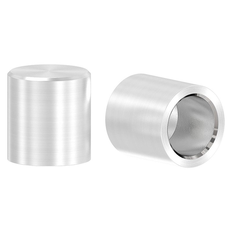 Endkappe für 10mm Rundmaterial, V2A